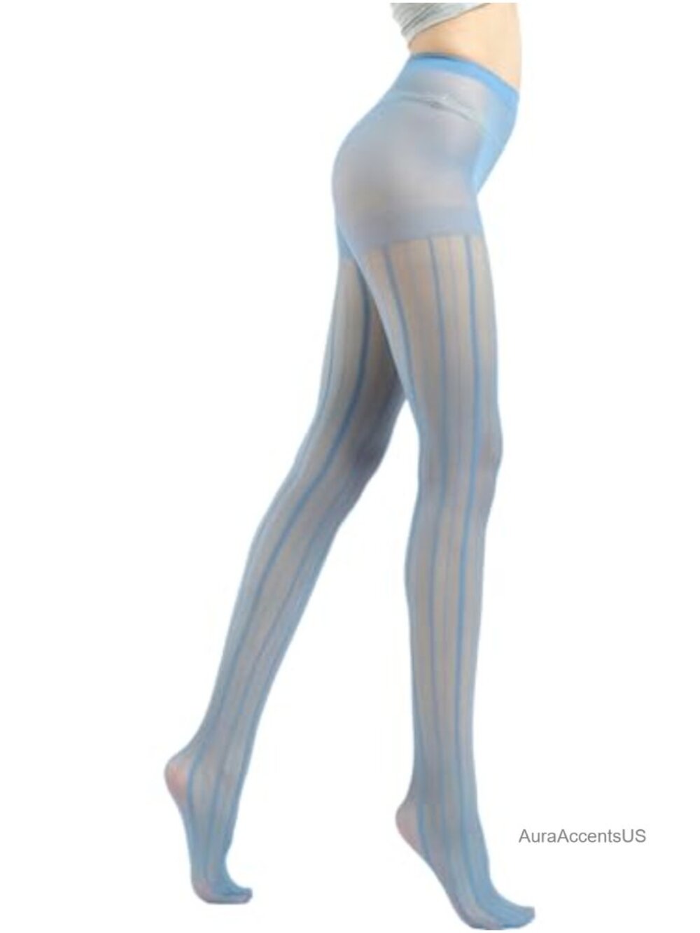 Sheer Heart Jacquard Tights High Waist Pantyhose Women's Hosiery NY